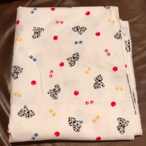 Charming Dalmatian Print Craft Flannel Fabric